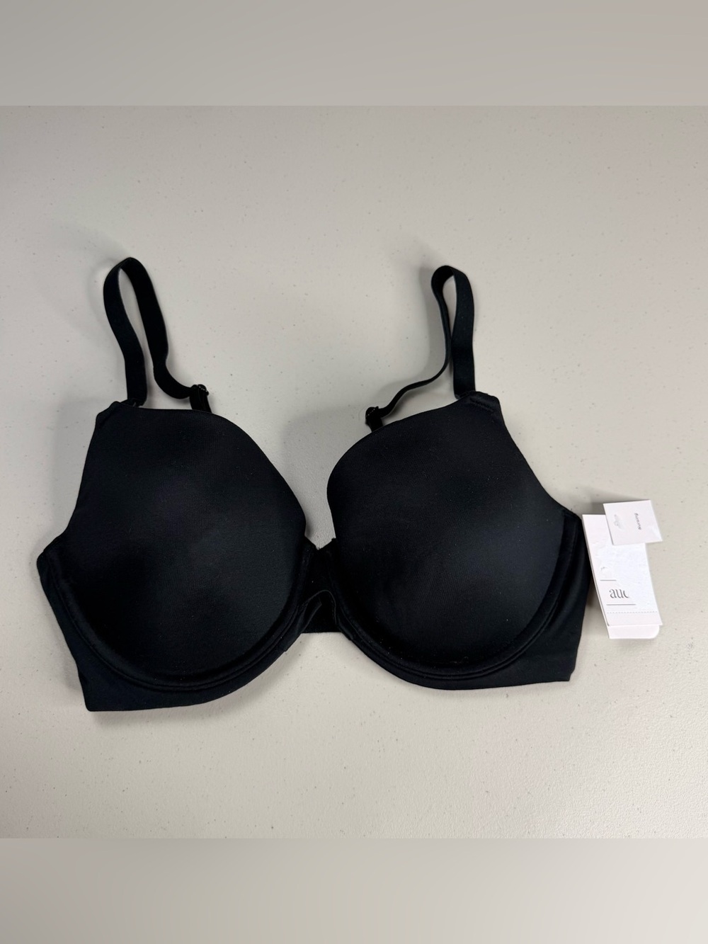 Auden Nursing Lightly Lined Full Coverage T Shirt Bra 32D Black Underwire